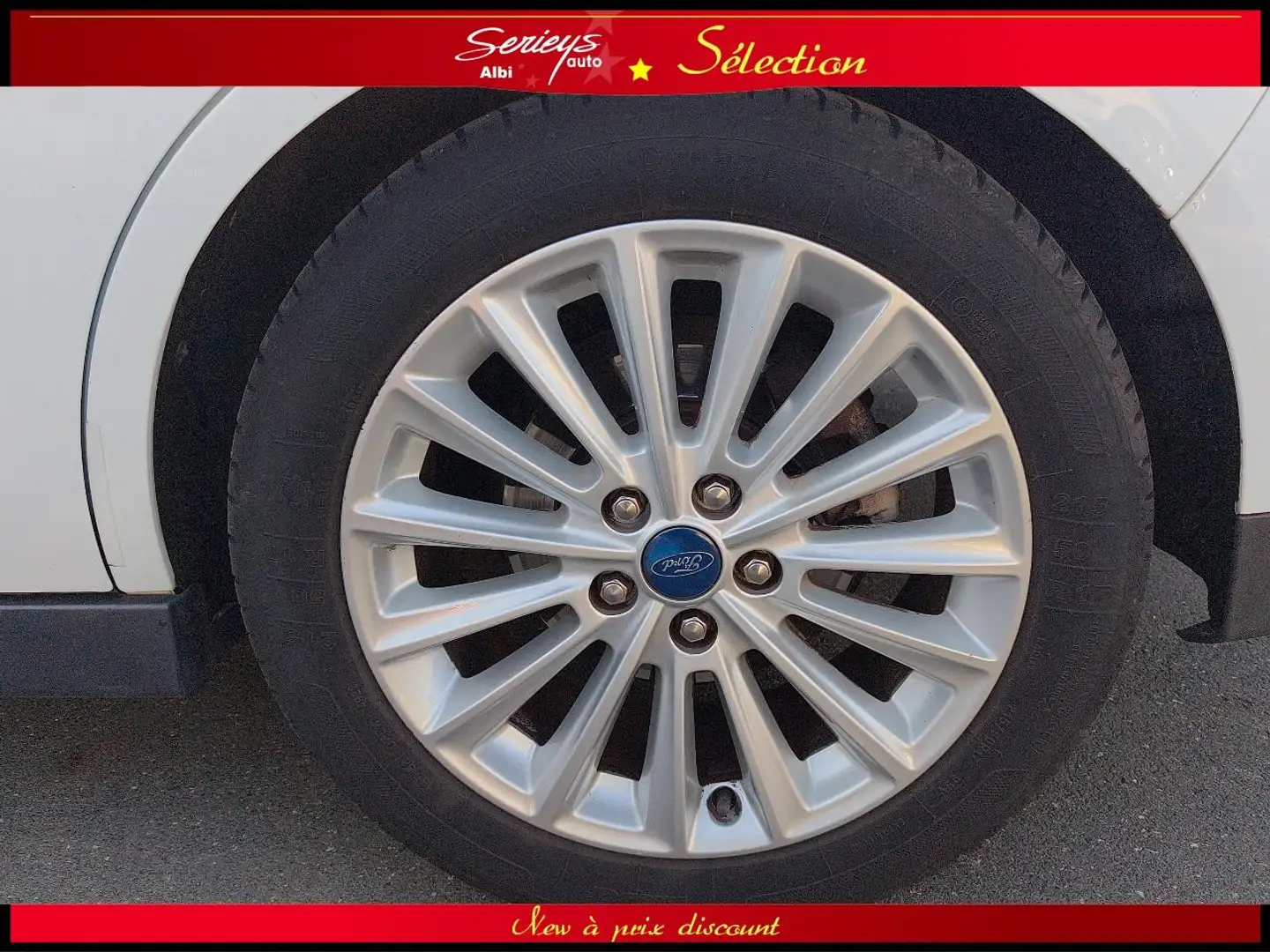 Ford C-Max TITANIUM 1.5 TDCI 120 TOIT PANO+ATTELAGE Blanc - 2