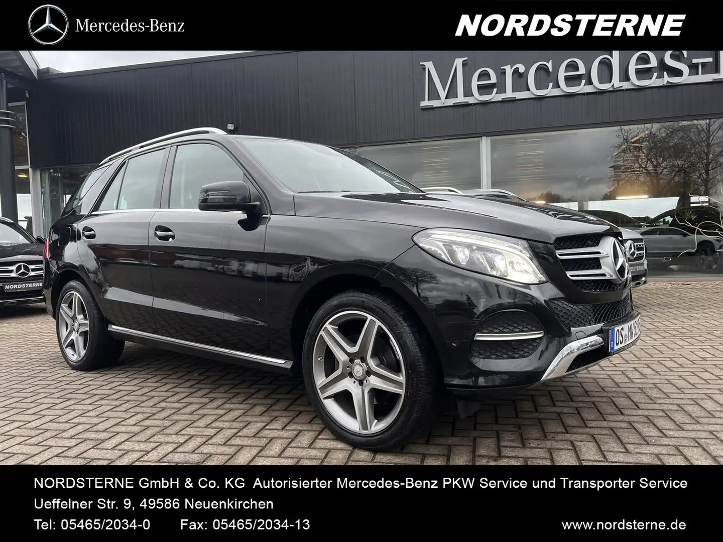 Mercedes-Benz GLE 250 GLE 250 d 4M AHK 3,5t Leder Comand LED SHD AMG Schwarz - 1