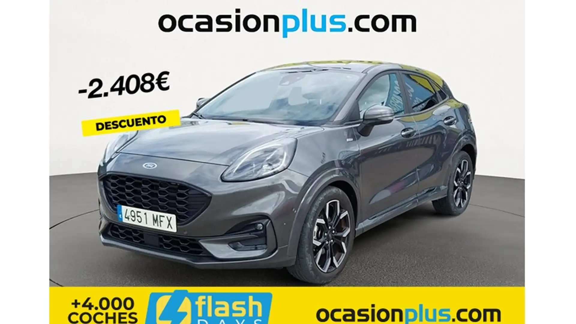 Ford Puma 1.0 EcoBoost MHEV ST-Line X 155 Gris - 1
