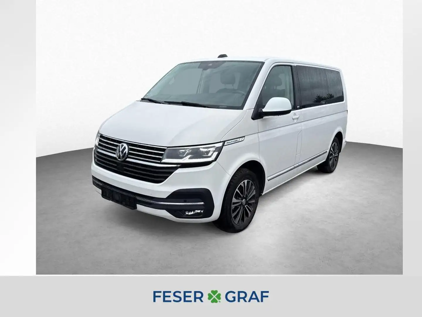 Volkswagen T6.1 Multivan 6.1 2.0TDI DSG Gen. Six 4Motion AHK Kamera el. Weiß - 1