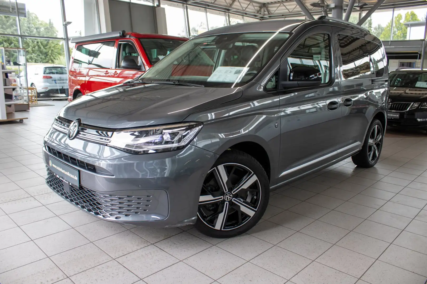 Volkswagen Caddy Style | DSG | ACC | Navi Discover Pro | LED | Rück Grijs - 1