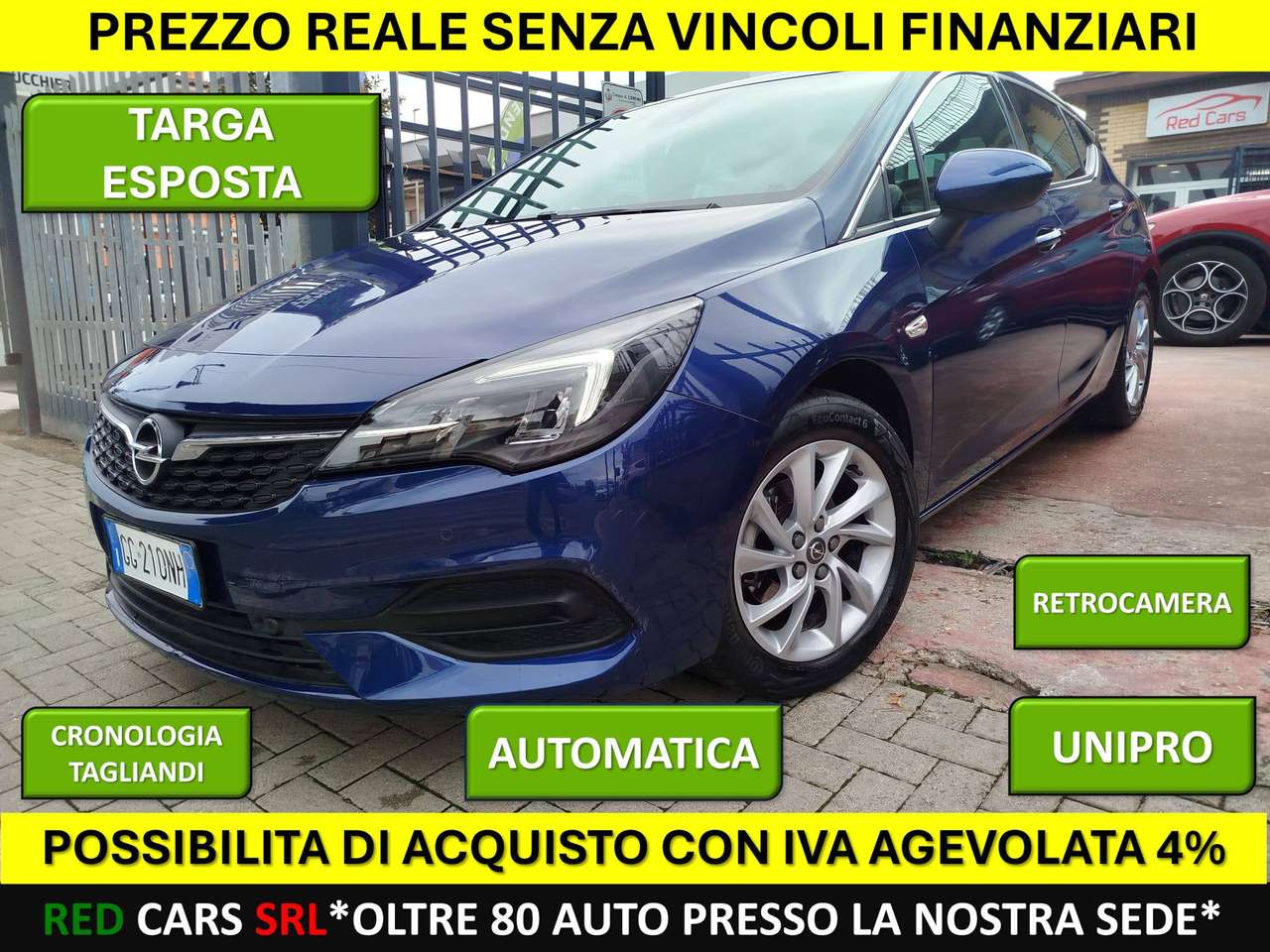 Opel Astra 1.5d AUTOMAT-UNIPRO*PREZZO VERO* SOLO 42000 KM CERTIFICATI