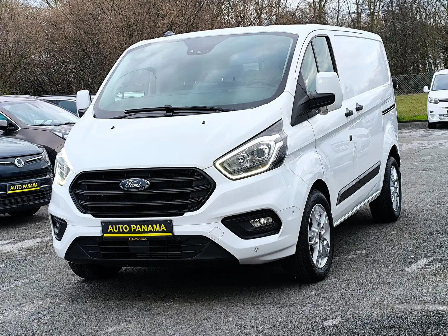 Ford Transit Custom 2.0TDCI 130CV B.AUTO L2 TVA COMPRİ 2X PORTE LATER Blanc - 1