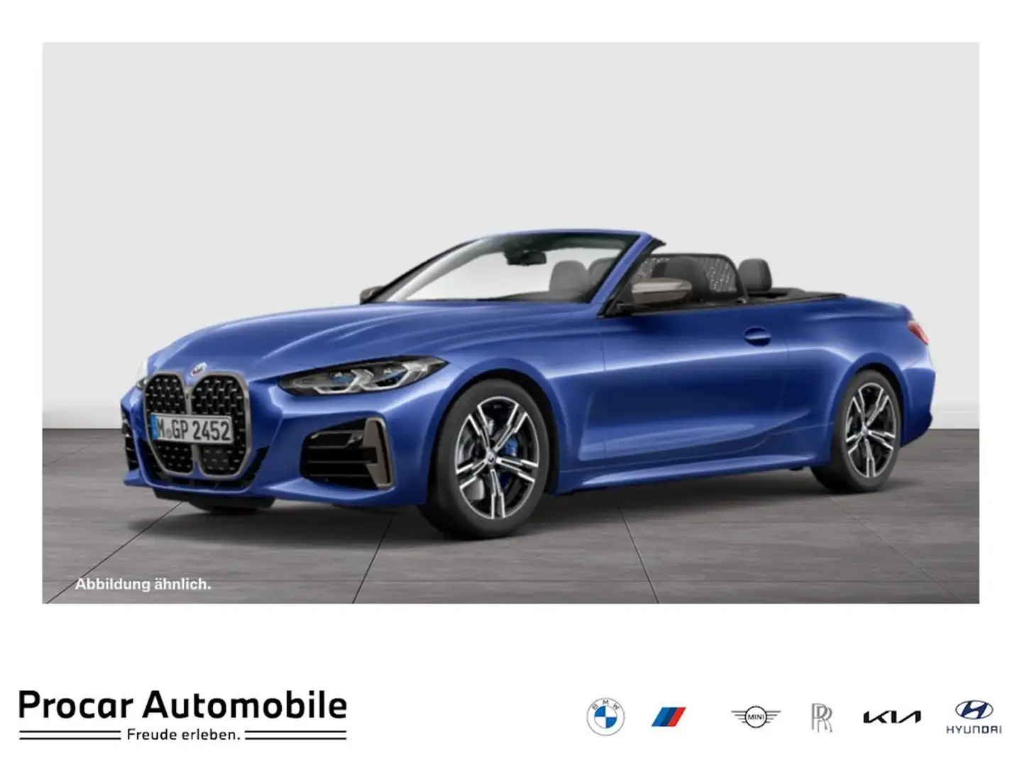 BMW 440 M440i xDrive LASER+H/K+HuD+AHK+DA PROF+360° Blau - 1