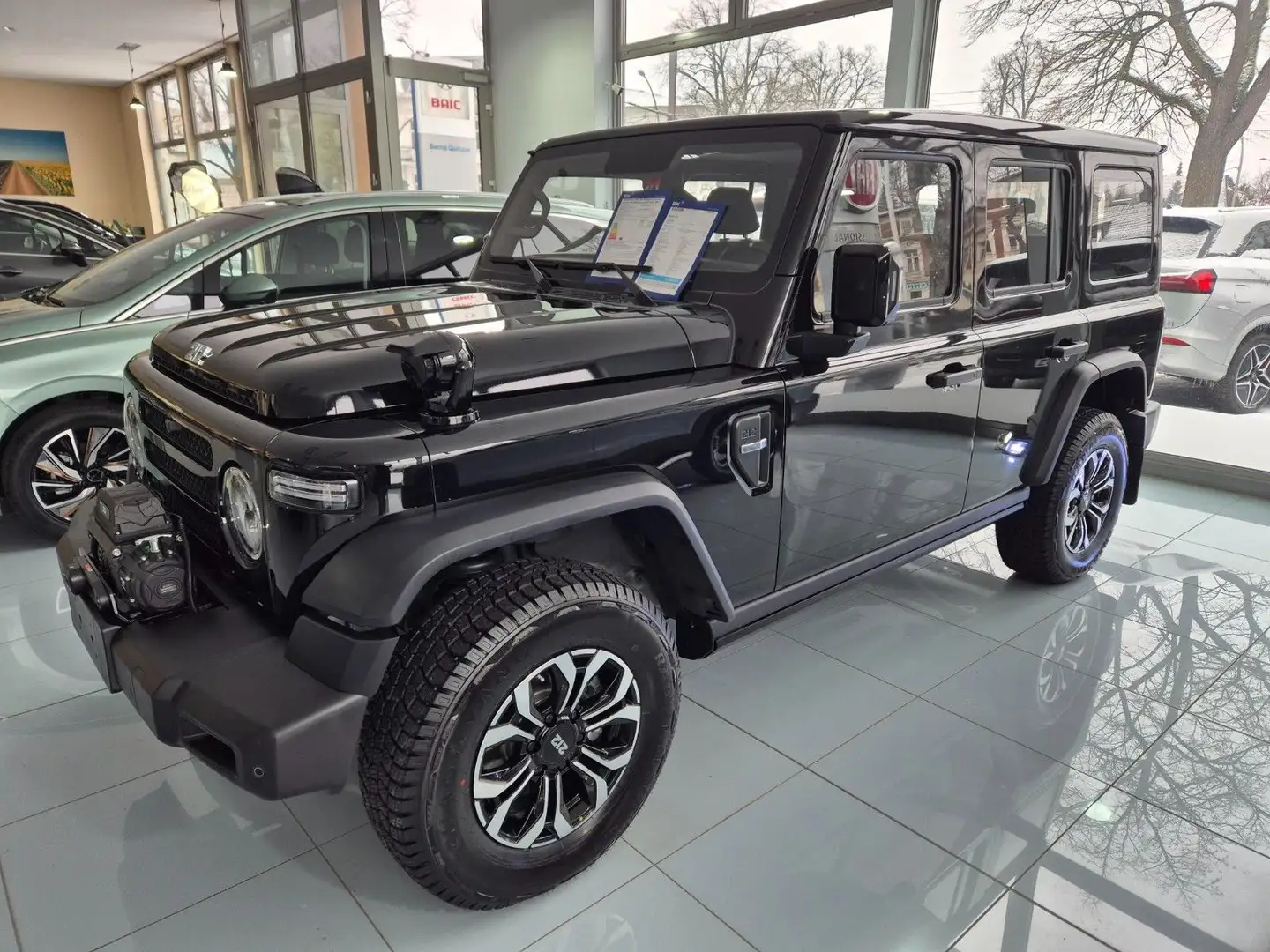 BAW 212 NEU! Offroader Seilwinde Schwarz - 1