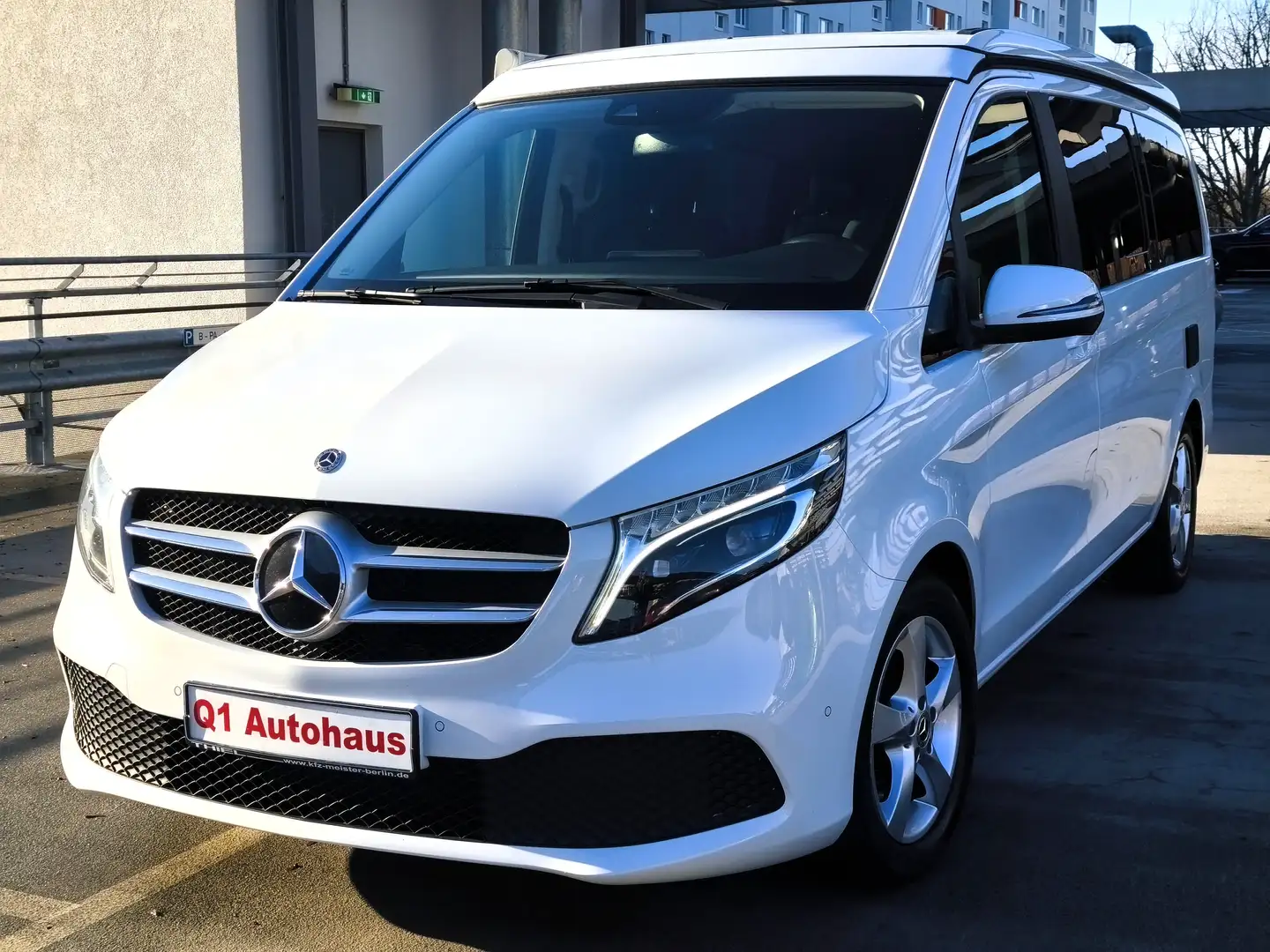 Mercedes-Benz Marco Polo V250d LED/DISTRO/MBUX+DAB/RFK/AMBIENTE/AHK/MARKISE Weiß - 2