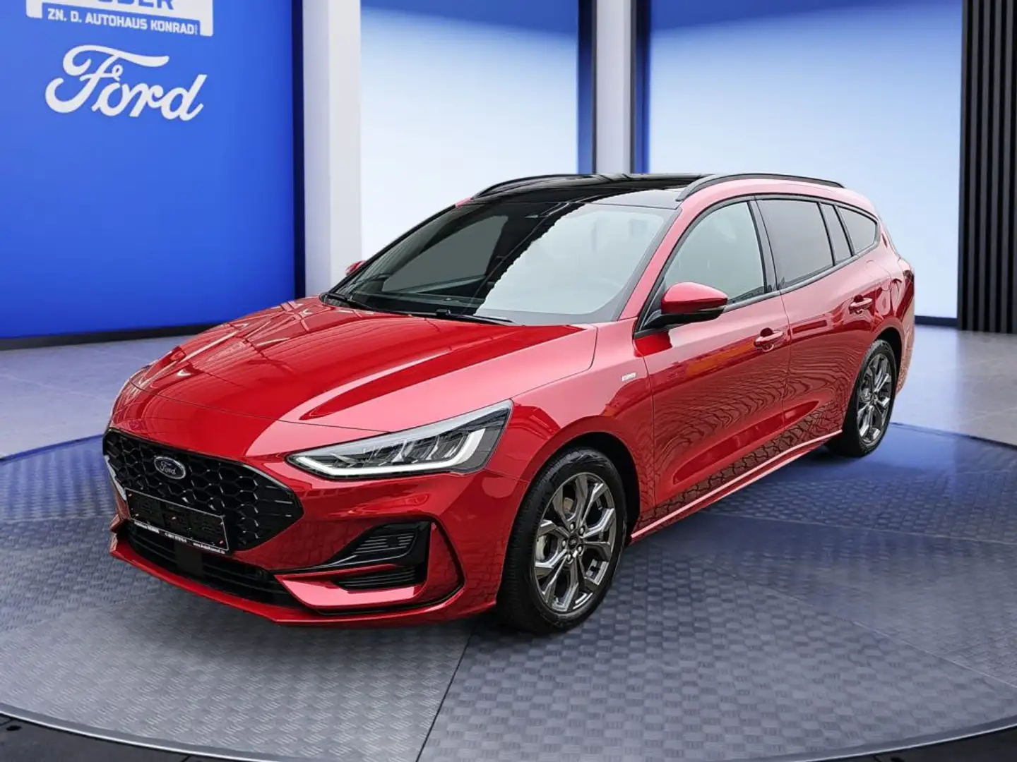 Ford Focus Turnier 1.0 EcoBoost Hybrid ST-LINE X Sync 4, Navi Rosso - 1