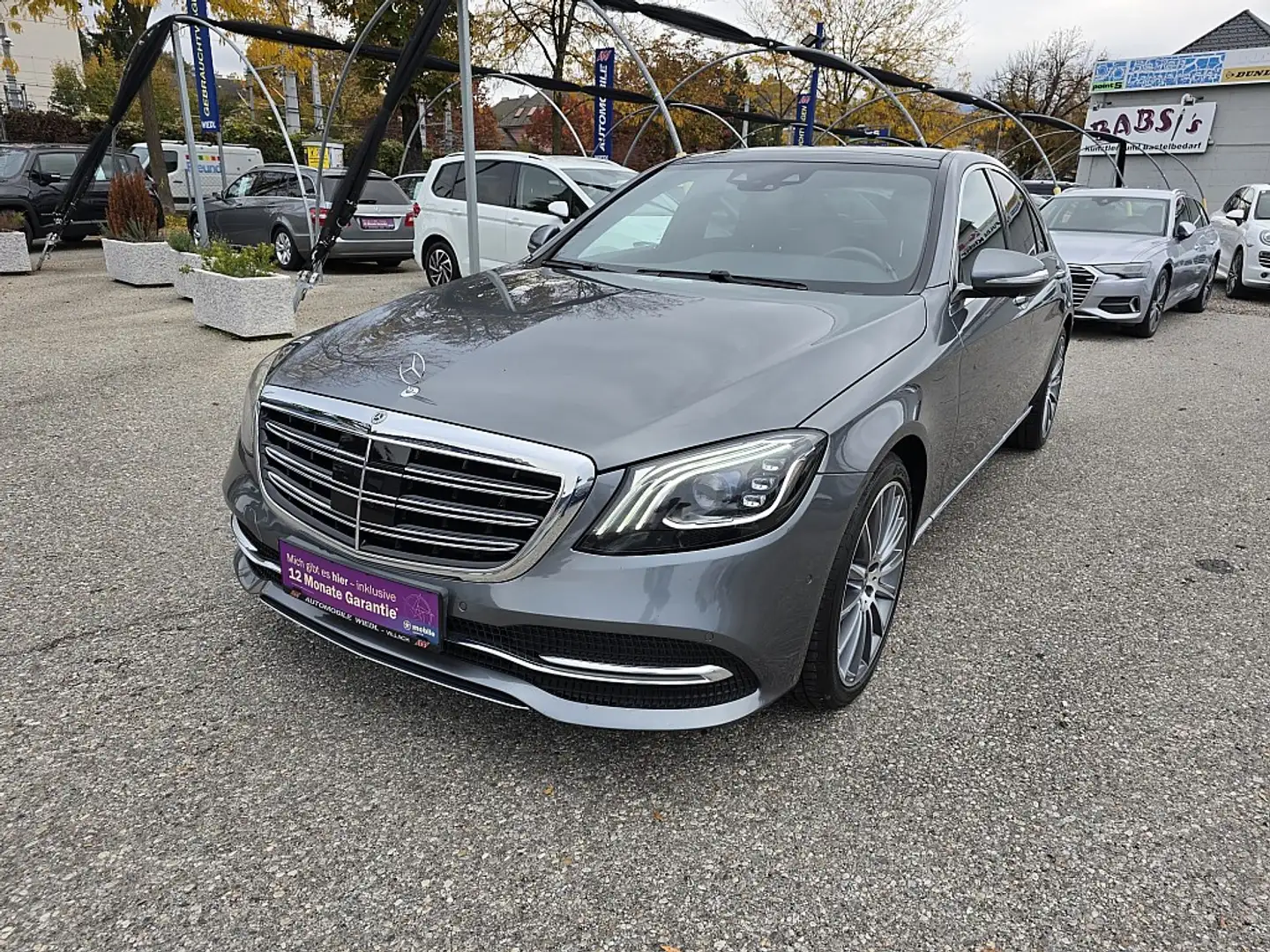 Mercedes-Benz S 350 d 4MATIC Aut. Gris - 1