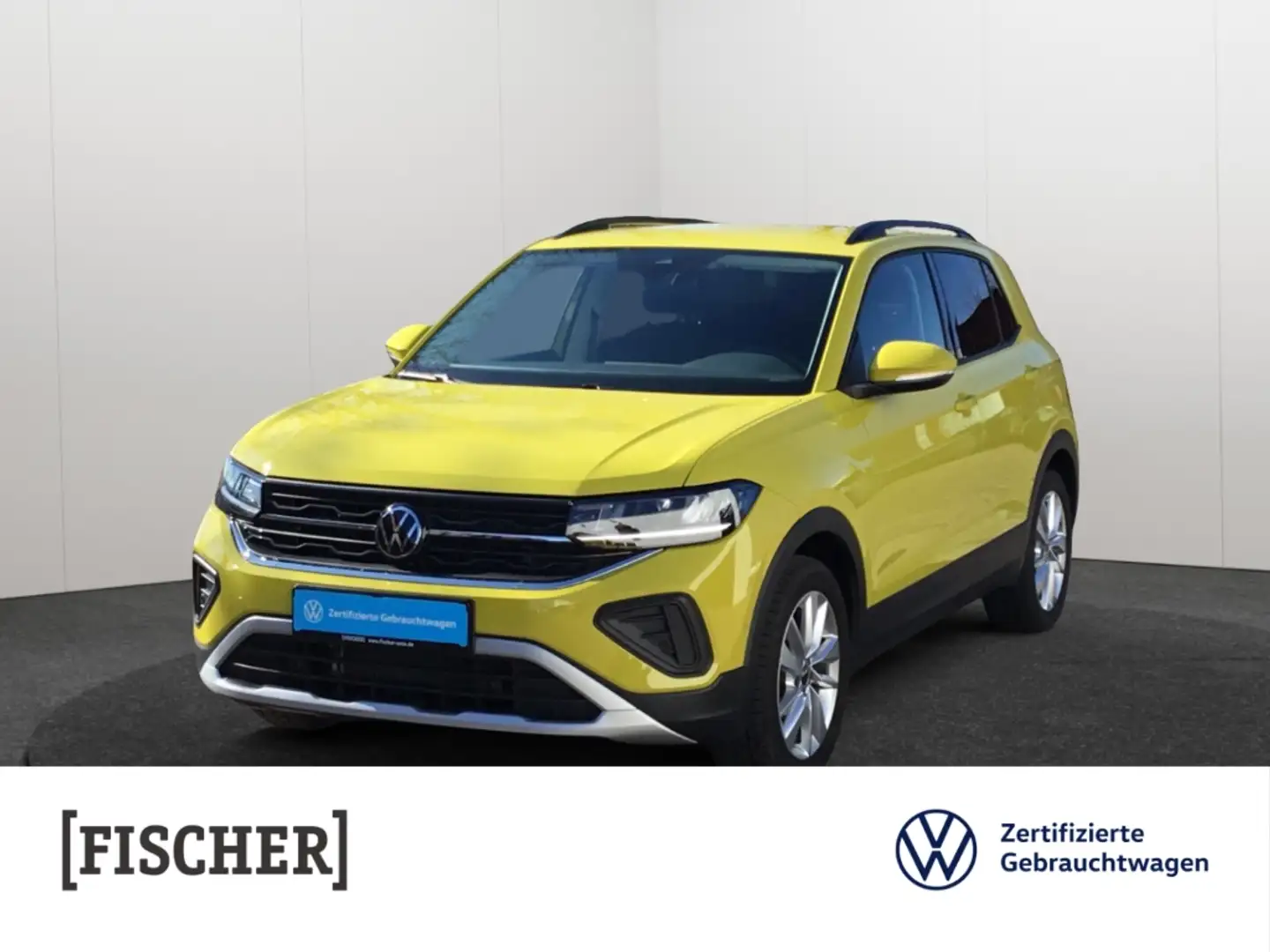 Volkswagen T-Cross 1.0TSI Life LED Rear View Vorber. Navi Jaune - 1