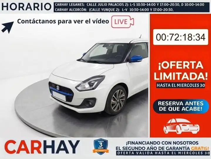 Suzuki Swift 1.2 BLUE & WHITE Mild Hybrid 2022