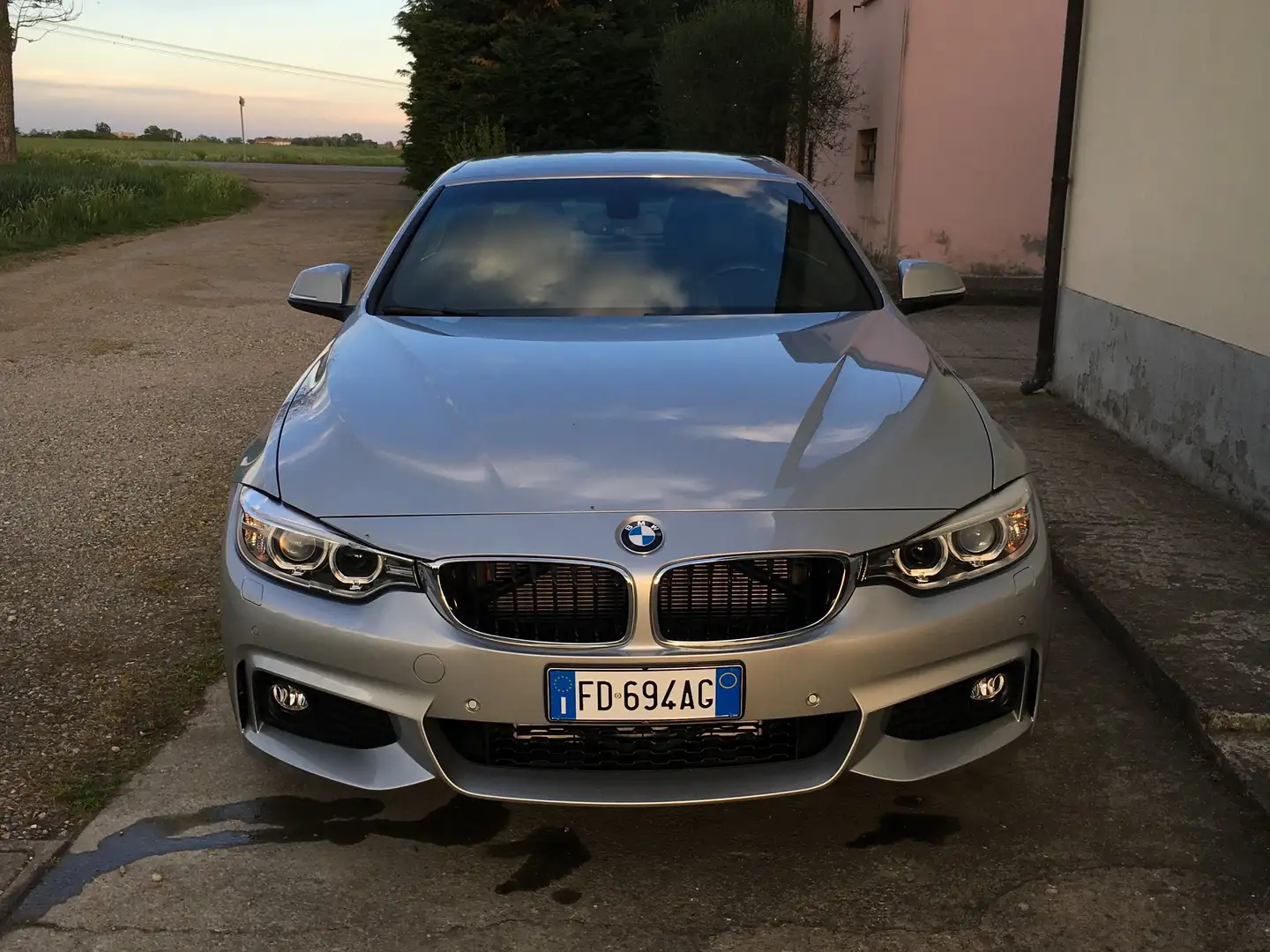 BMW 420 Serie 4 F33 Cabrio 420d Cabrio Msport 184cv auto Argento - 2