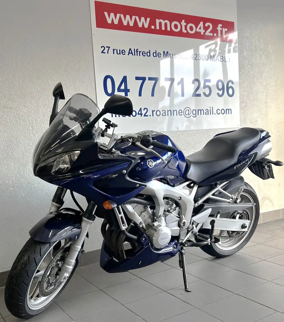 Yamaha FZ 6 Bleu - 2