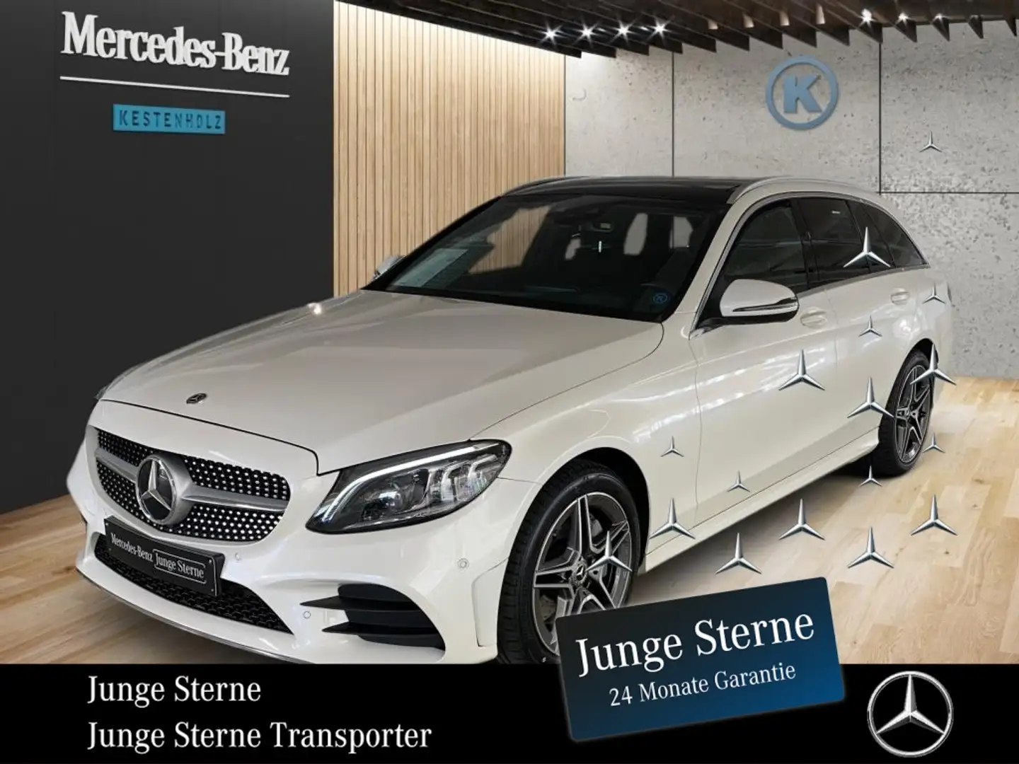 Mercedes-Benz C 400 T 4M *AMG*PANO*MEMORY*KAMREA*BURMESTER* Weiß - 1