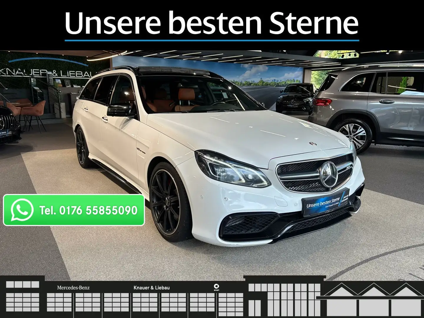 Mercedes-Benz E 63 AMG Mercedes-AMG E 63 S 4M T-Modell Burm.*AHK*Sthzg* Weiß - 1