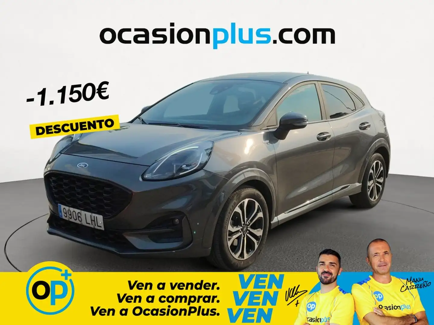 Ford Puma 1.0 EcoBoost MHEV ST-Line 125 Gris - 1
