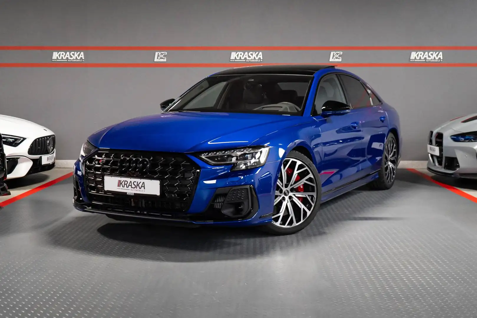 Audi S8 4.0 TFSI quattro Carbon AHK STHZ ABT POWER S Blu/Azzurro - 1
