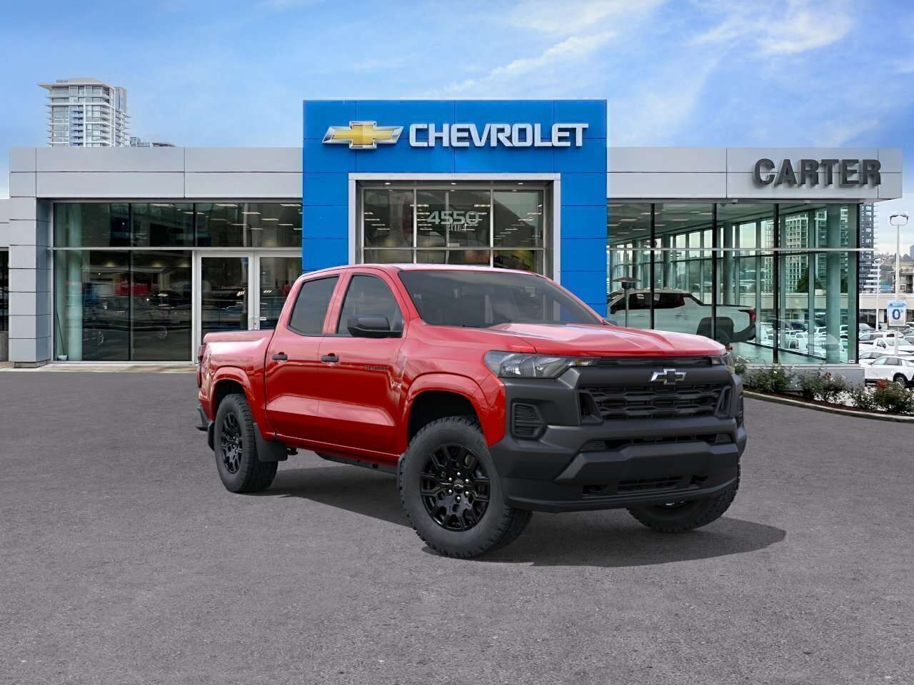Red 2026 Chevrolet Colorado Pickup Truck Four-Wheel Drive Automatic