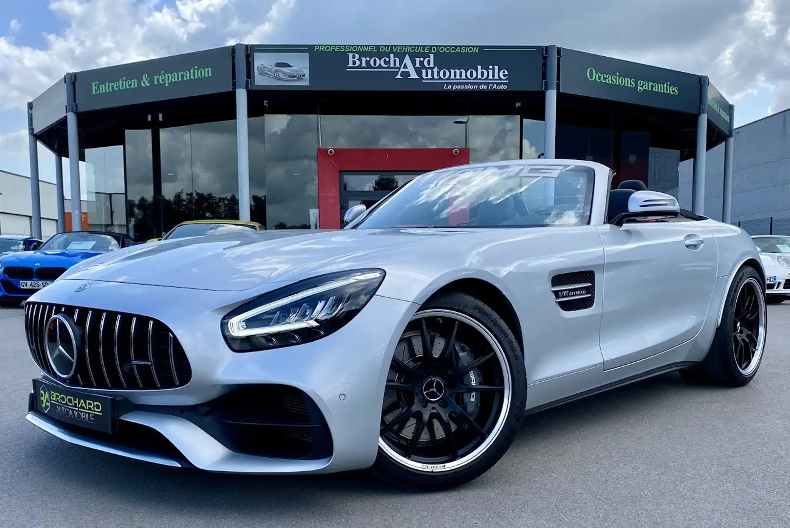 Mercedes-Benz AMG GT -C Roadster / V8 4.0l Bi-Turbo 476 CH BVA 7 / Argent - 1
