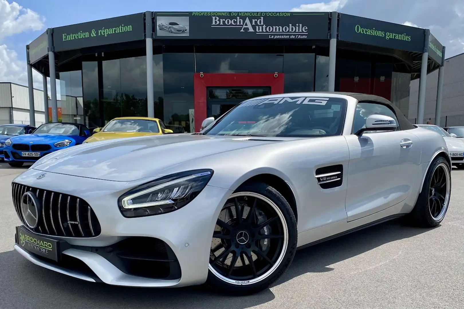 Mercedes-Benz AMG GT -C Roadster / V8 4.0l Bi-Turbo 476 CH BVA 7 / Argent - 2