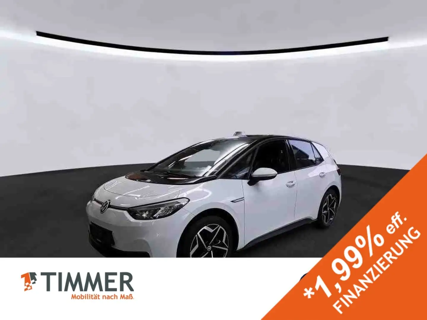 Volkswagen ID.3 PURE PERF. 55 kWh +LED +ACC +CARPLAY +19" +NAVI + Weiß - 1