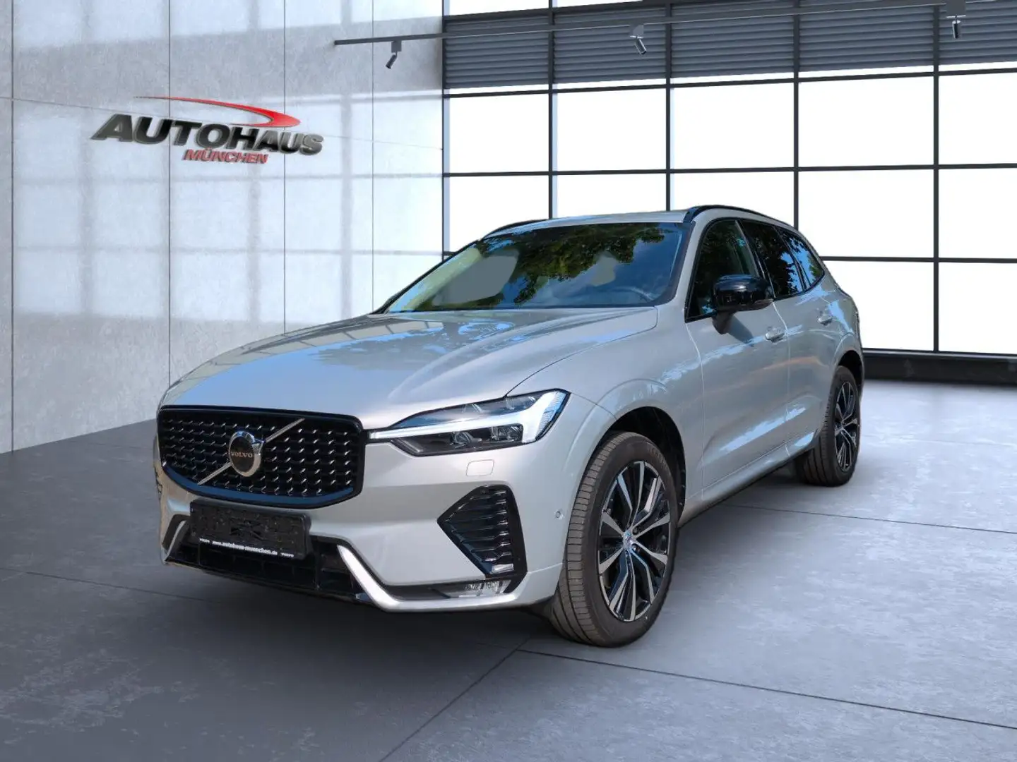 Volvo XC60 XC 60 Plus Dark 2WD Bluetooth LED Vollleder Klima Silber - 2