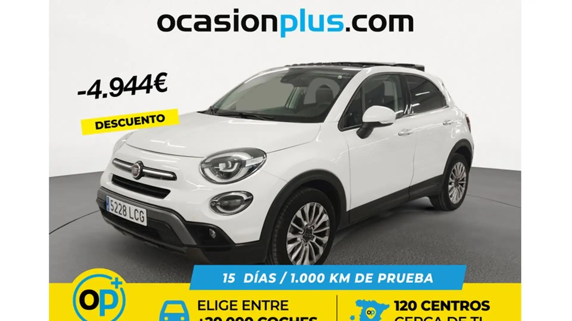 Fiat 500X 1.6Mjt S&S Cross 4x2 88kW Weiß - 1