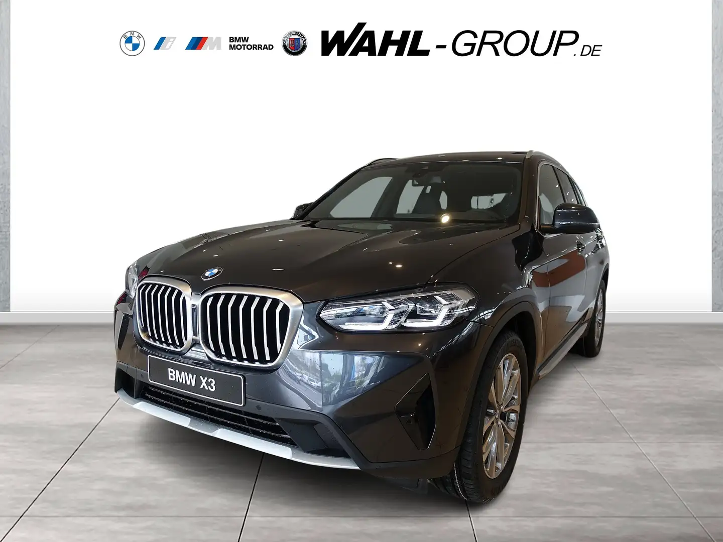 BMW X3 xDrive20d HiFi DAB LED WLAN Pano.Dach RFK Grau - 1