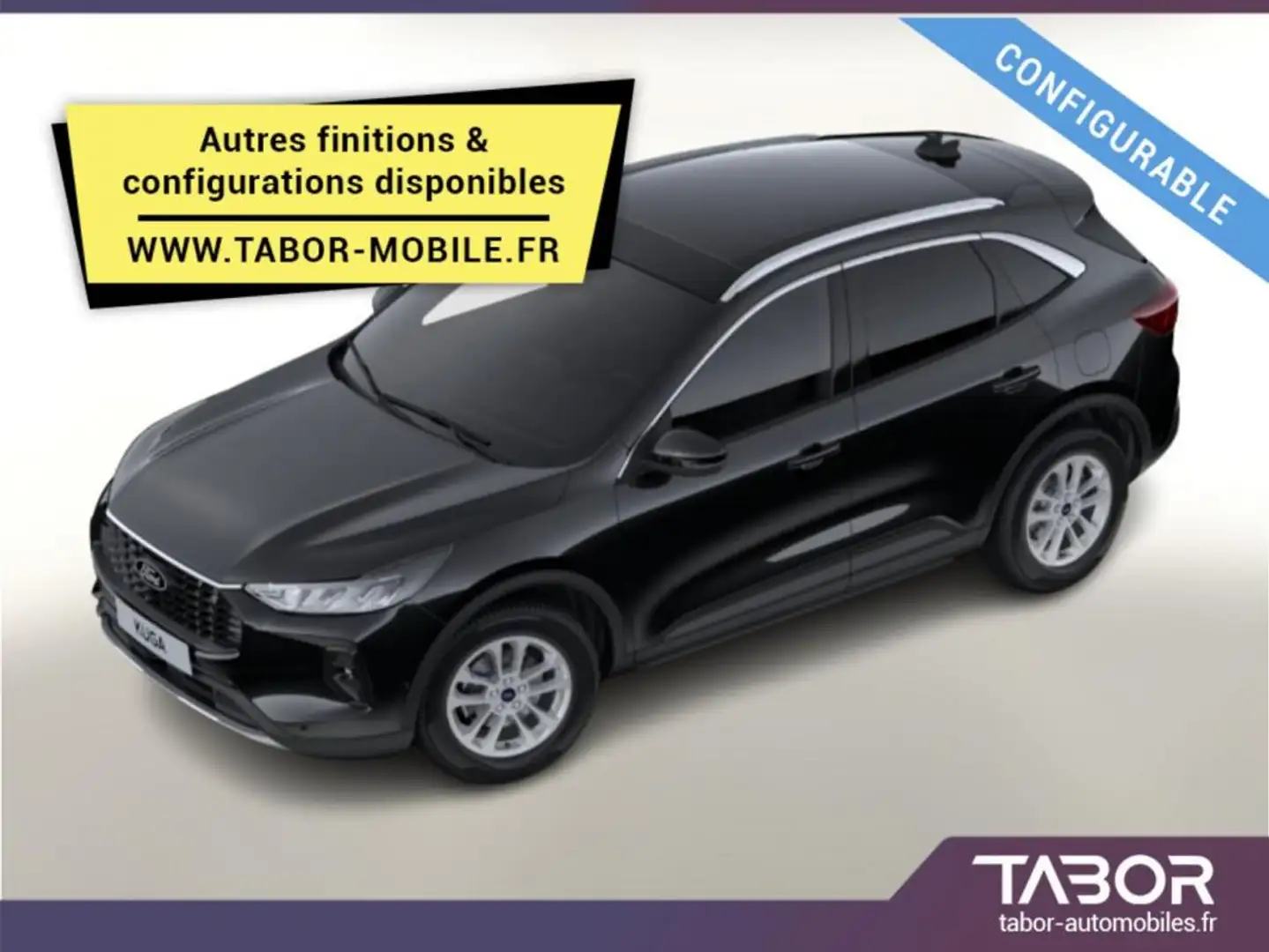 Ford Kuga 2.5 FHEV 180 eCVT Tit LED GPS Cam 17" Vert - 1