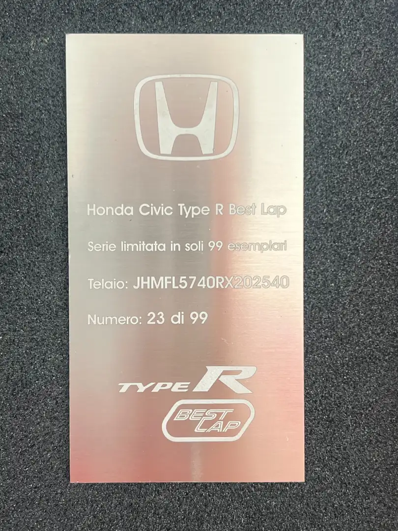 Honda Civic 2.0 Type R best lap 23/99 Bianco - 1