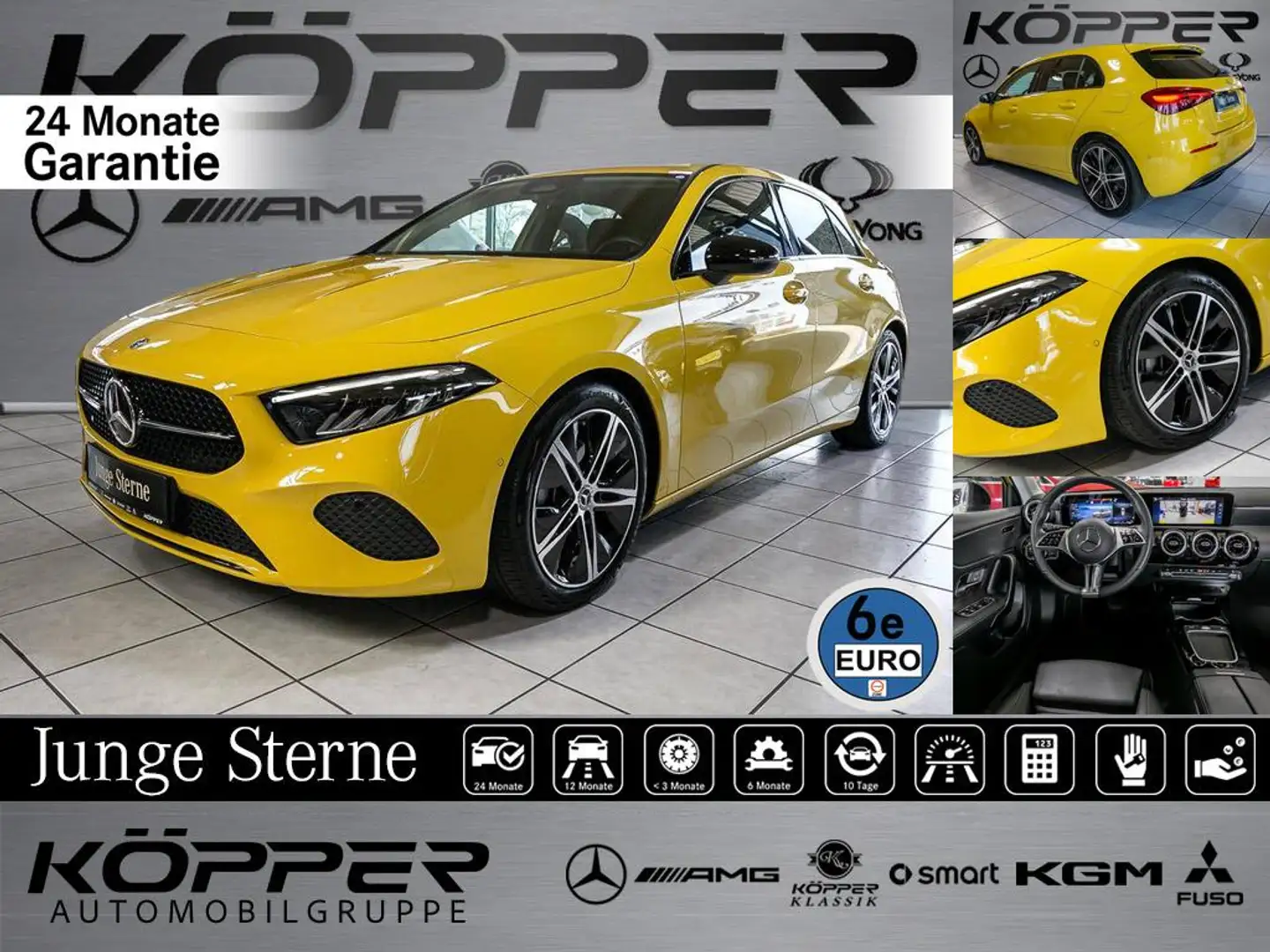 Mercedes-Benz A 200 d Progressive Advanced Yellow LED Kamera Amarillo - 1