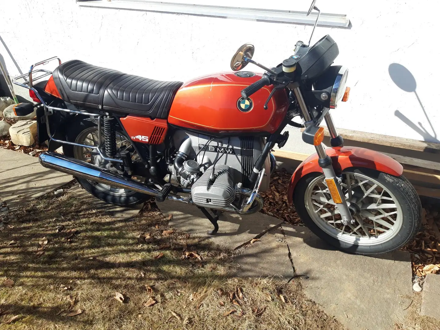 BMW R 45 orig. 12500 km Rojo - 1