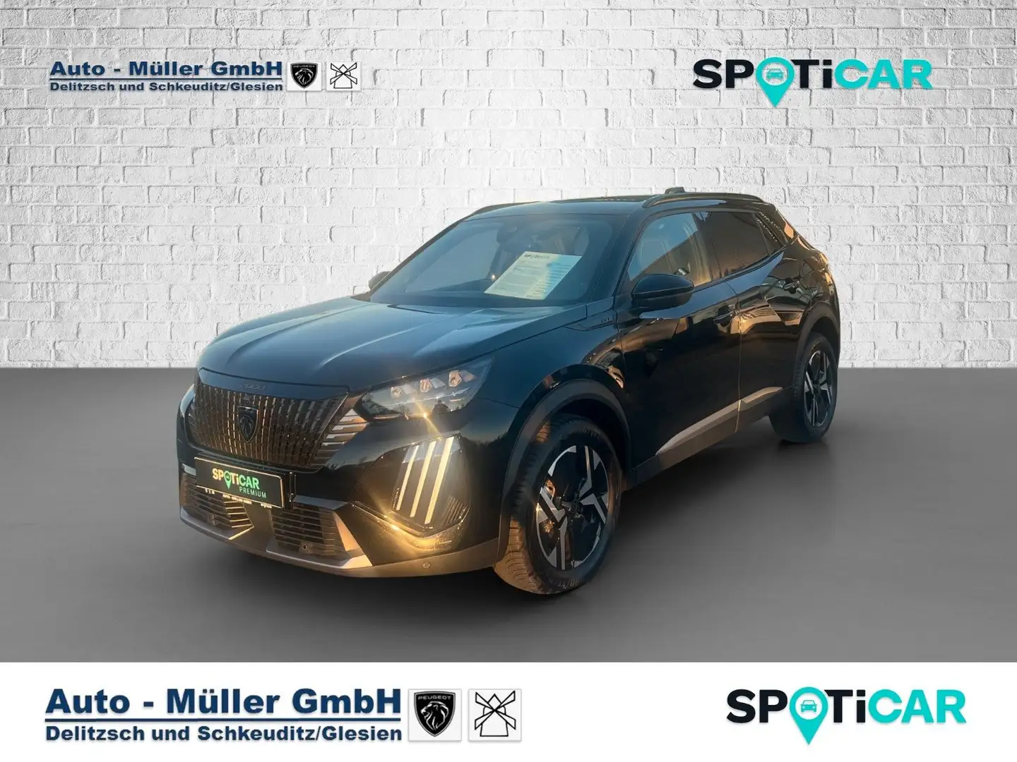 Peugeot 2008 Hybrid 145 E-DSC 6 GT/Navi/LED Schwarz - 1