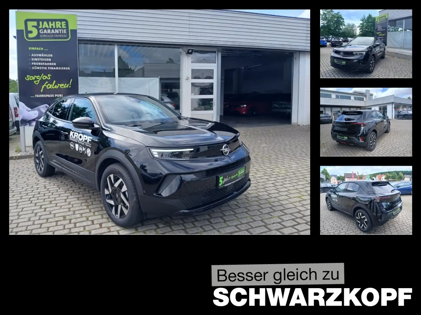 Opel Mokka 1.2 Turbo Elegance FLA LM KAM LED W-Paket Schwarz - 1