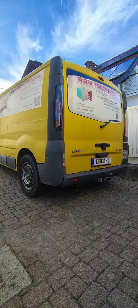 Opel Vivaro Vivaro Fgst. L2H1 1,9 DI 2,9t lang Gelb - 2
