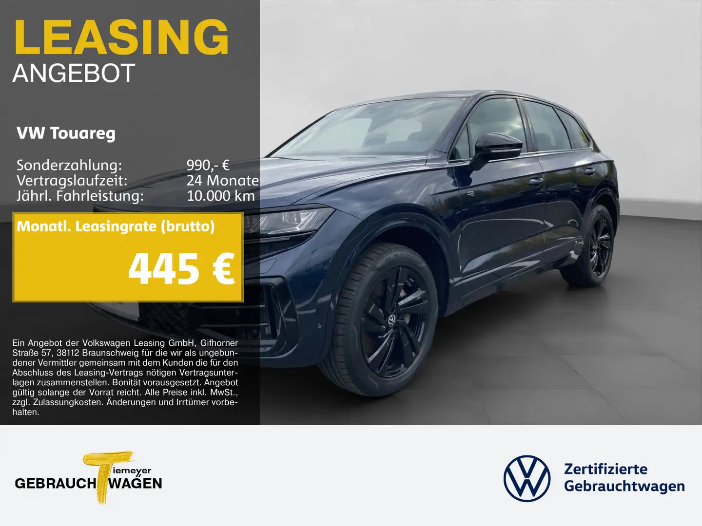 Volkswagen Touareg 3.0 TSI 4M R-LINE BLACK FACELIFT LM20 KA Blau - 1