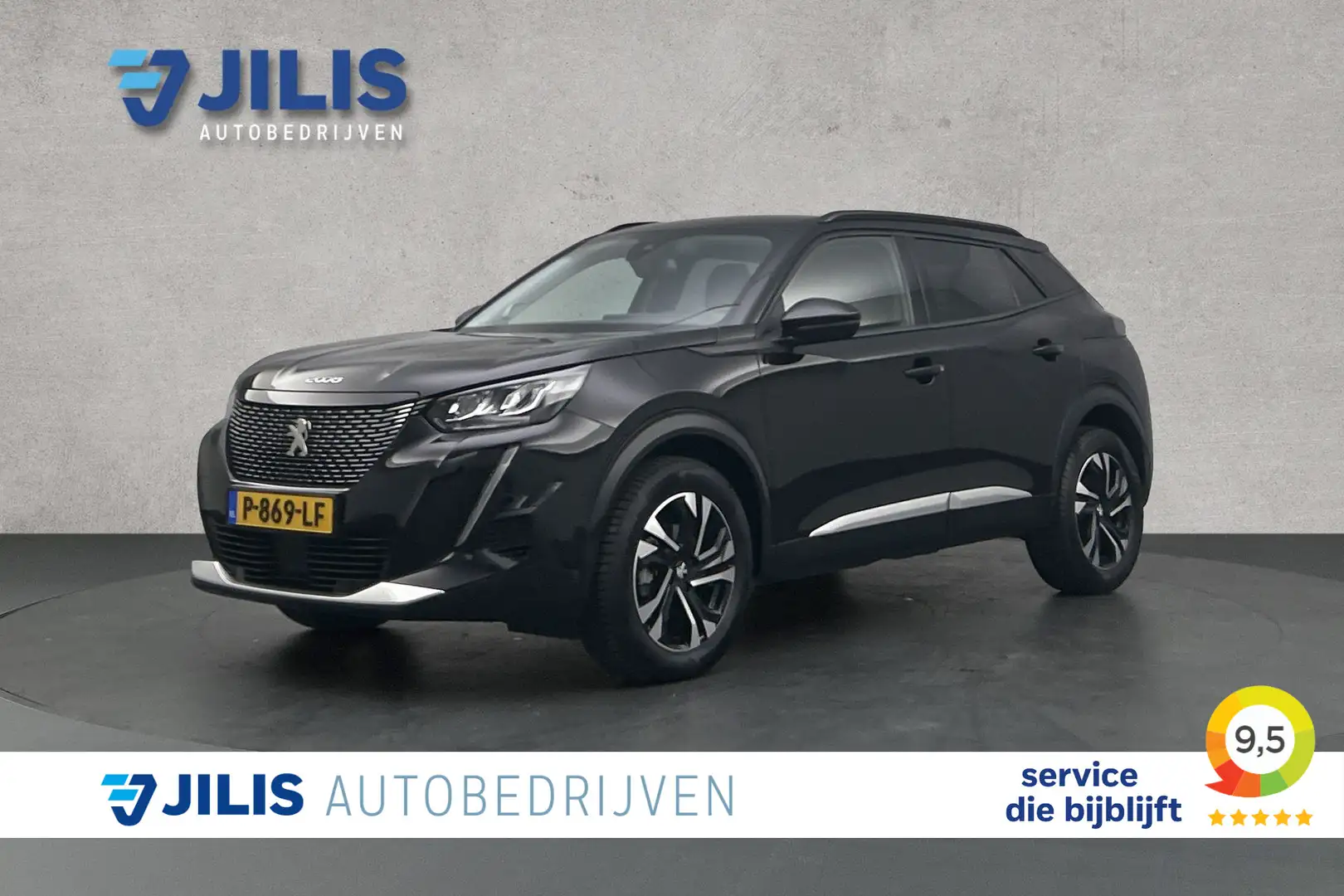Peugeot 2008 1.2 PureTech Allure Pack | Half leder | Apple carp Negro - 1