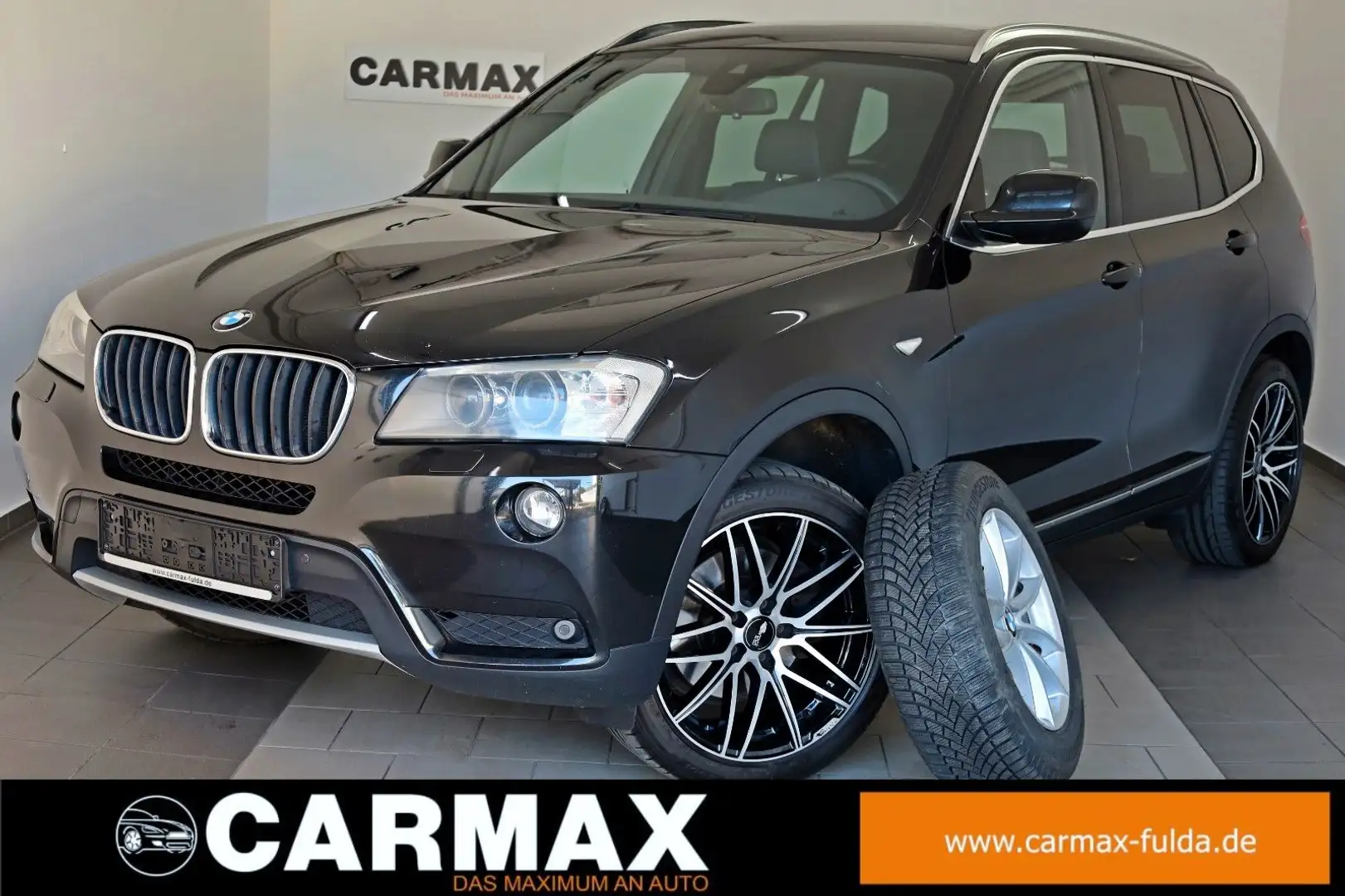 BMW X3 20dA xDrive TLeder,Navi,Xenon,Panorama,Kamera Black - 1