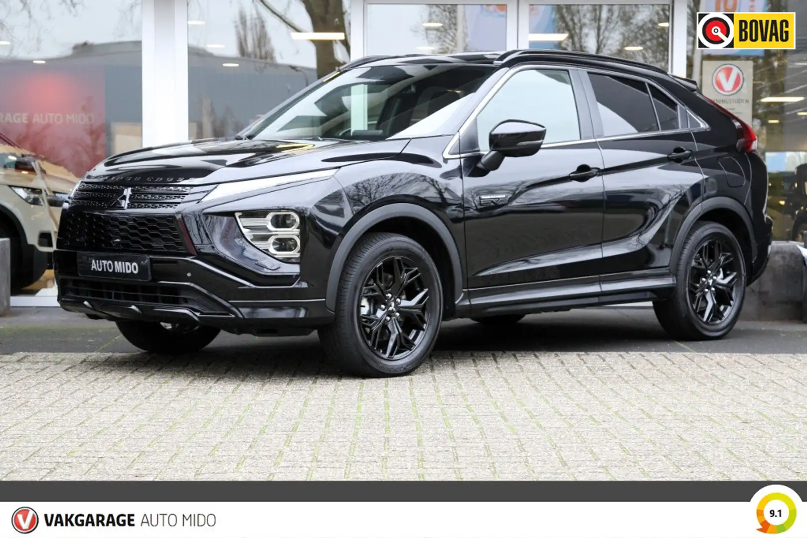 Mitsubishi Eclipse Cross 2.4 PHEV 4WD Black Edition | Trekhaak afneembaar Negro - 1