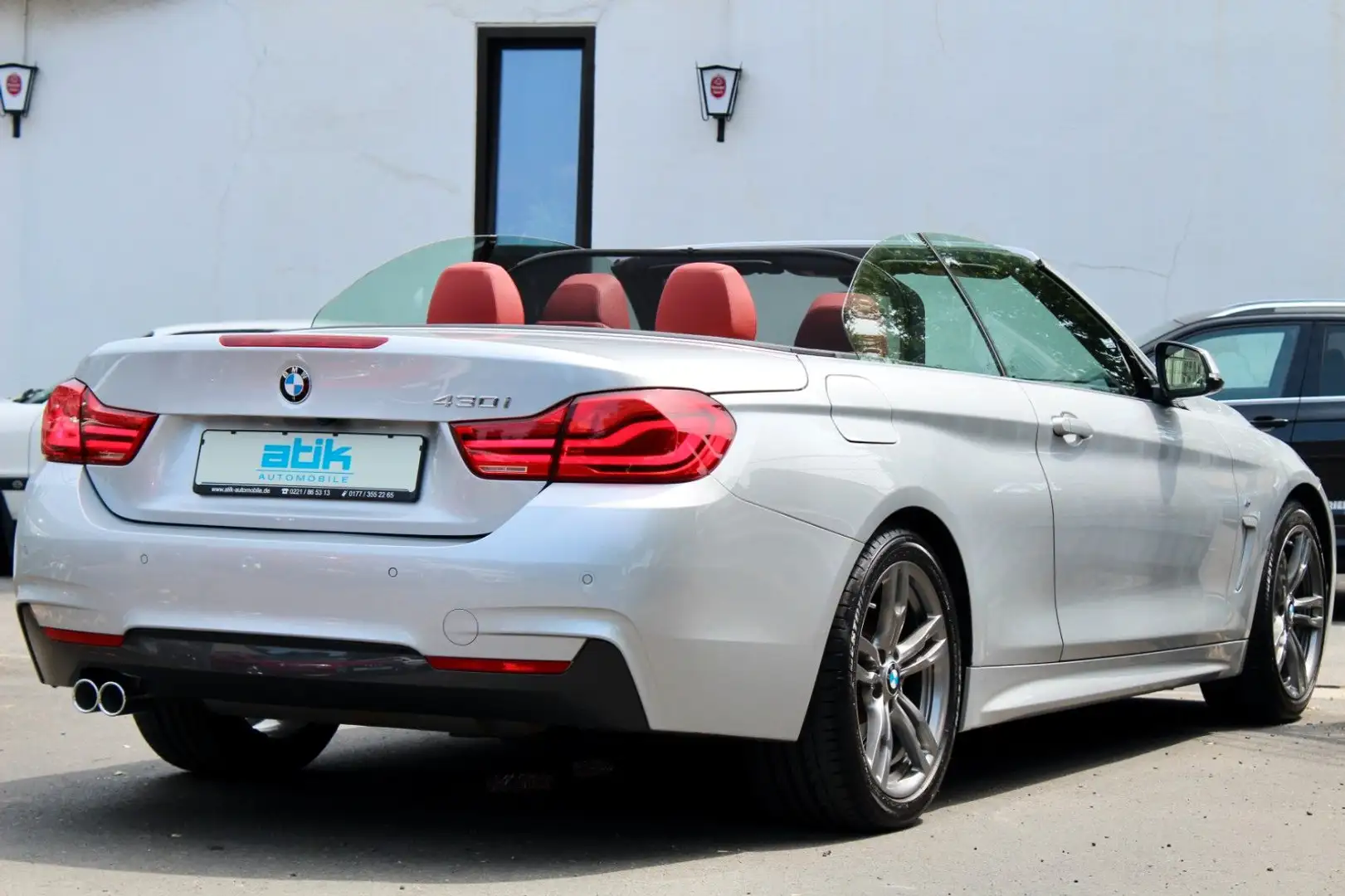 BMW 430 i 1.HAND! M-SPORT KAM NaviPROF H&K HUD NACKEN Plateado - 2