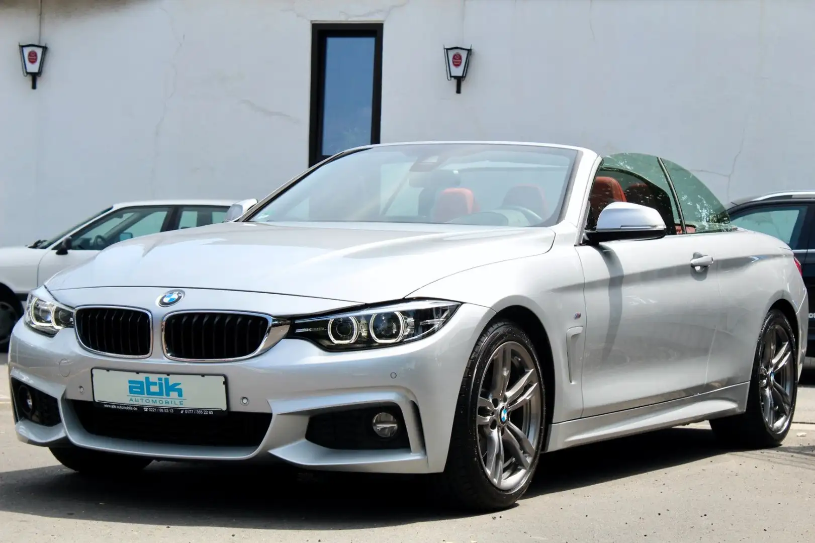BMW 430 i 1.HAND! M-SPORT KAM NaviPROF H&K HUD NACKEN Plateado - 1