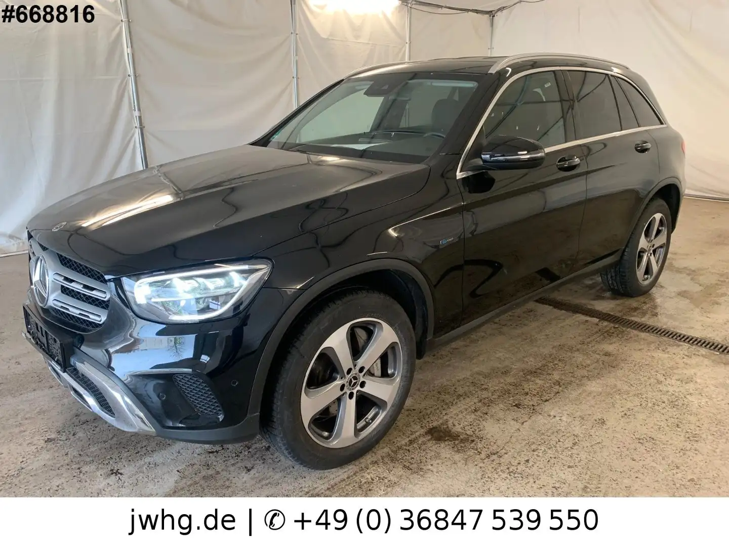 Mercedes-Benz GLC 300 e 4M LED 19" Navi+ Kam Tempo Carplay SiH Noir - 1