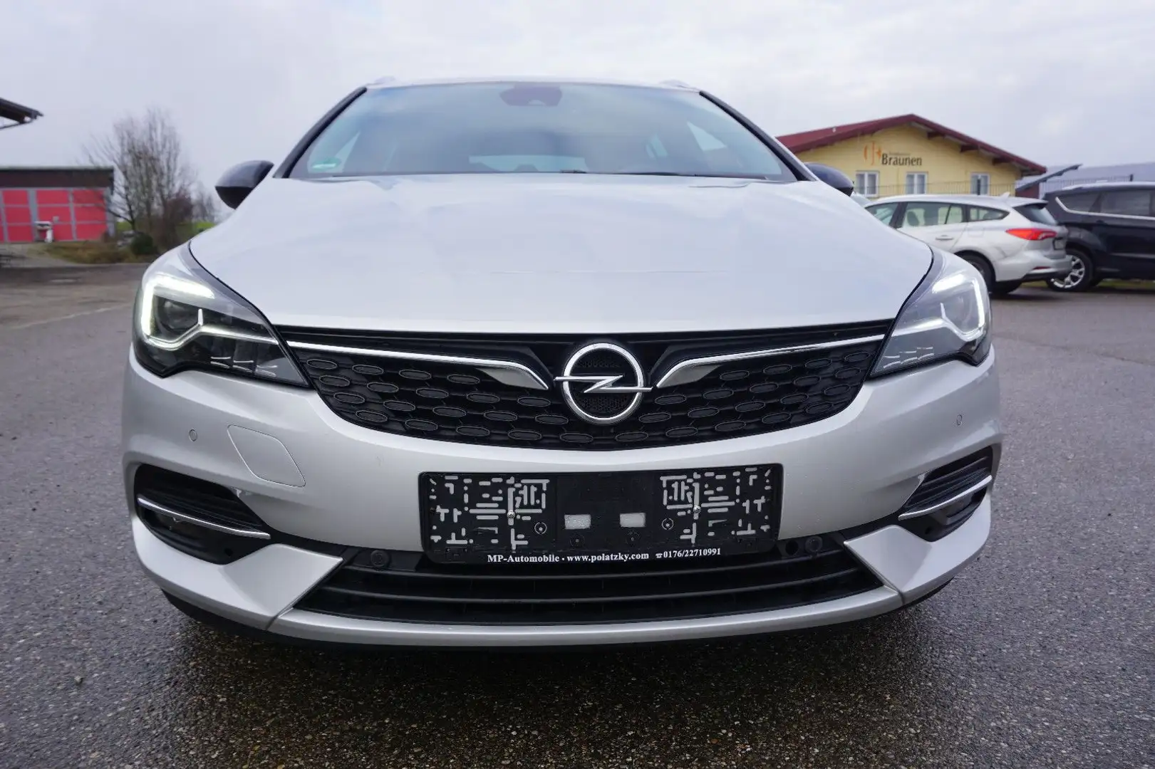 Opel Astra K Sports Tourer Elegance Leder AHK NAV LED Zilver - 2