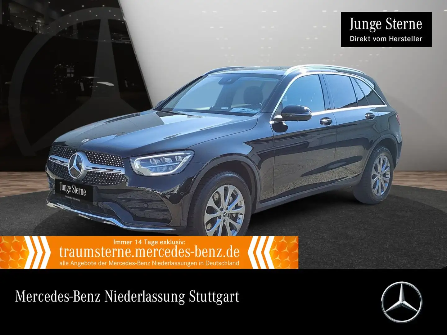 Mercedes-Benz GLC 300 e 4M AMG+PANO+360+AHK+LED+SPUR+TOTW+9G Negro - 1