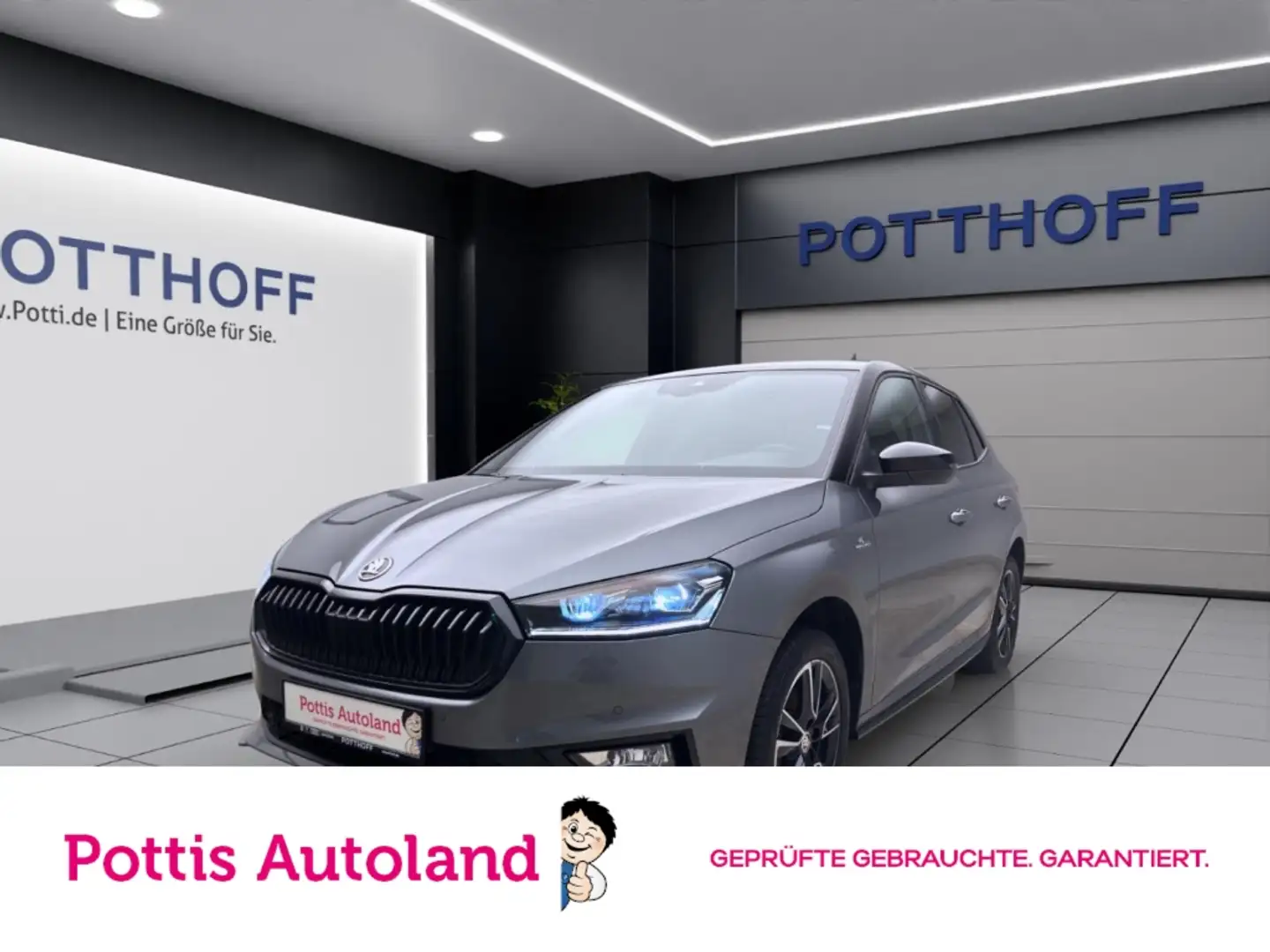 Skoda Fabia 1.0 TSI MONTE CARLO NAVI KLIMA PDC LED Grau - 1