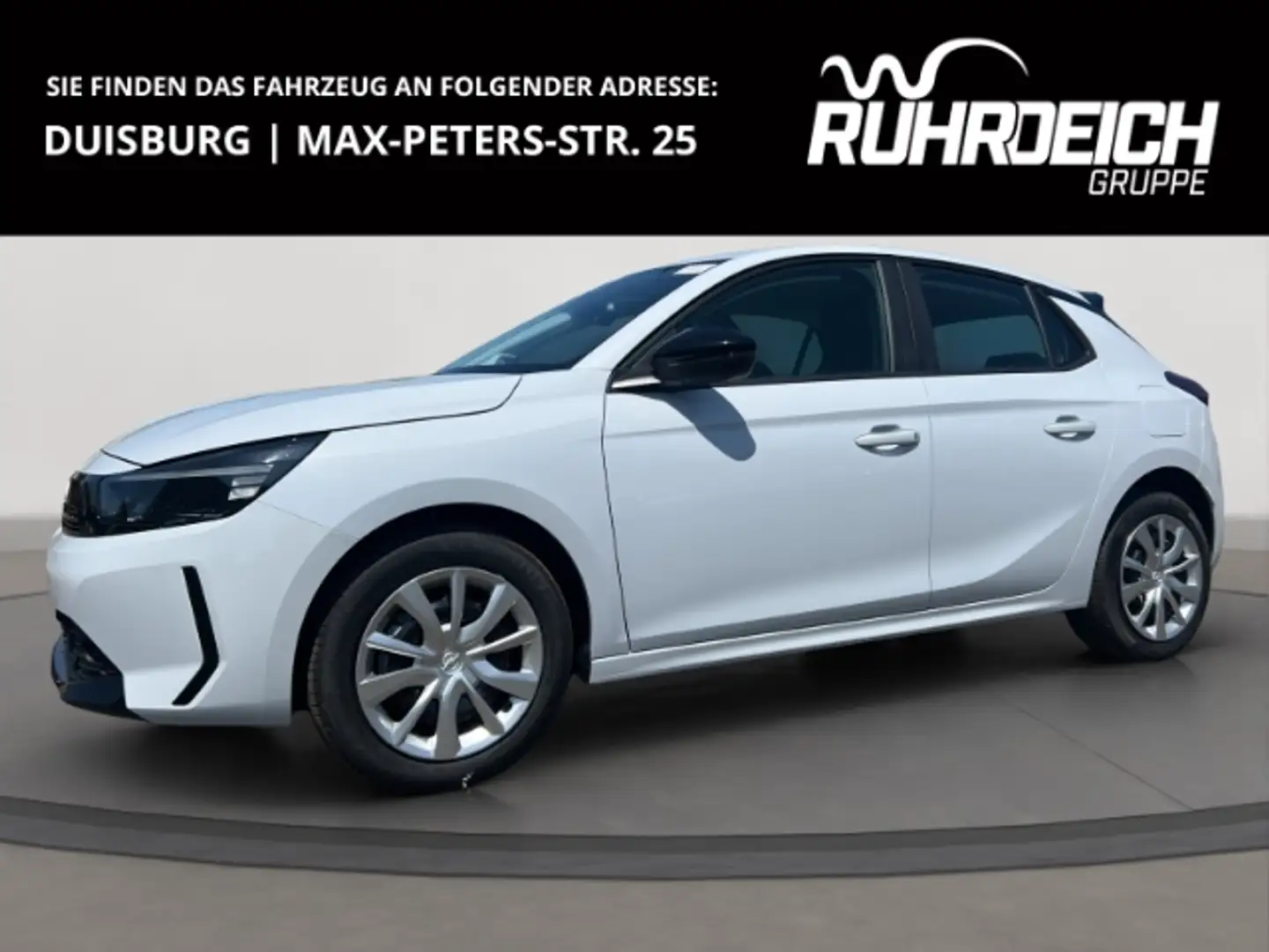 Opel Corsa EU6e F Edition 1.2 Turbo LED CarPlay DAB SHZ PDC A Weiß - 1