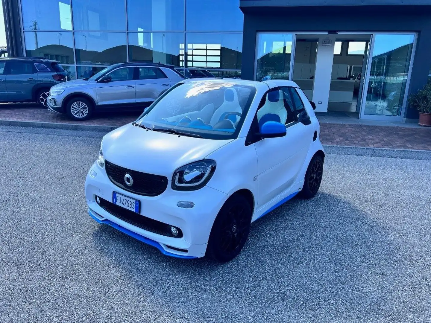 smart forTwo 90 0.9 Turbo twinamic cabrio Proxy Brabus Bianco - 1