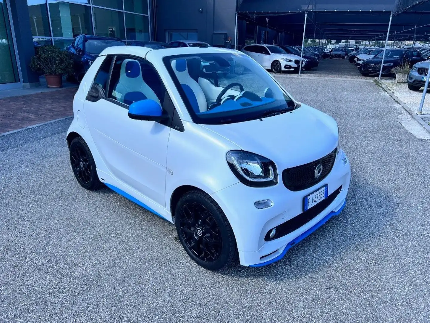smart forTwo 90 0.9 Turbo twinamic cabrio Proxy Brabus Bianco - 2