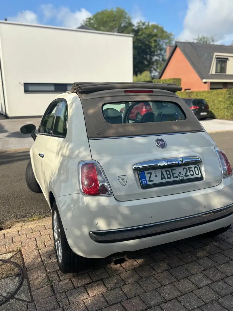 Fiat 500C 500C 1.2i Lounge PUR-02 Stop Blanc - 2