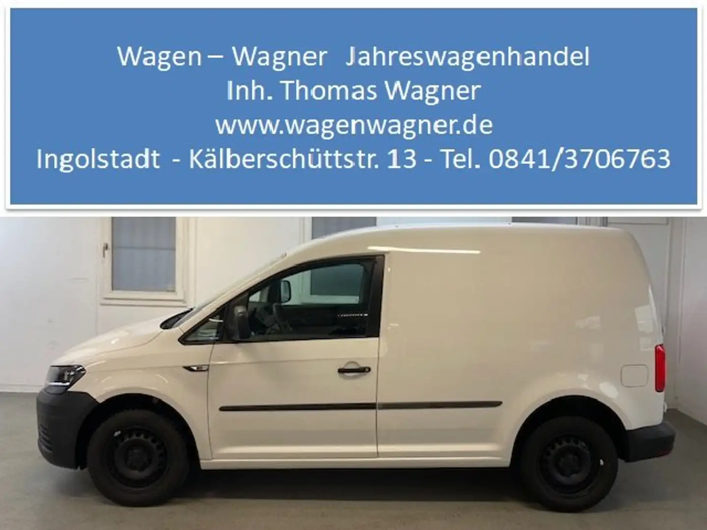 Volkswagen Caddy Kasten Flex 1.0 TSI 75KW 102PS Klima AHK Bluetooth Blanc - 1