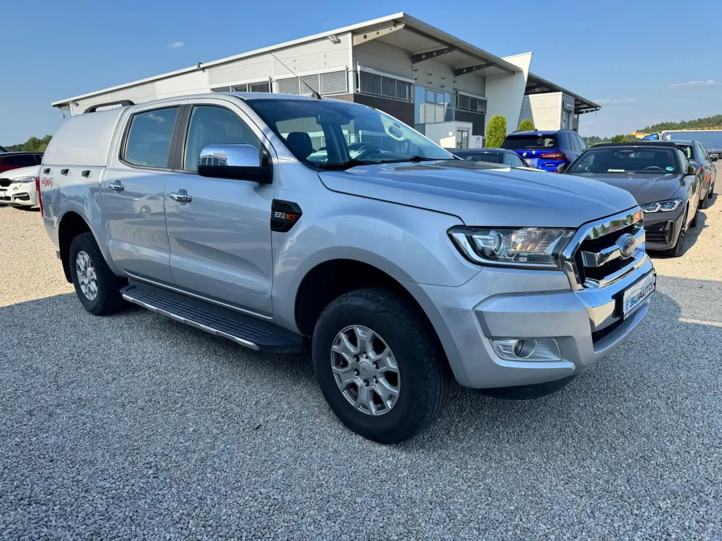 Ford Ranger XLT Doppelkabine 4x4 TEMPOMAT AHK 3500Kg Gümüş rengi - 2